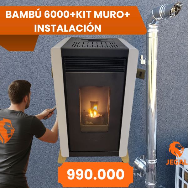 Bambú 6000 + Kit Muro + Instalación Profesional + Envío