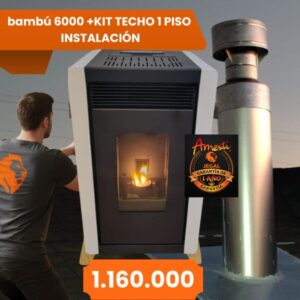 Bambú 6000 + kit techo + despacho radio urbano (4mts).